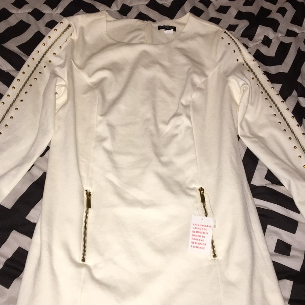 Creme and gold Venus dress